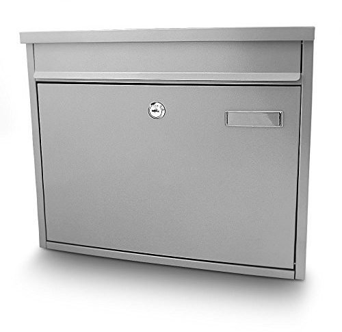 Briefkasten Postkasten Mailbox Letterbox Wandbriefkasten Postbox Grau