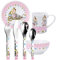 Prinzessin Nelia Kinderset MIT Gravur (z.B. Namen) 7tlg. von Puresigns inkl. Namensgravur auf der Kinderbesteck-Rückseite, Taufgeschenke für Mädchen