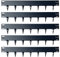 CORE EDGE Lawn Edging | Flexible Decorative Steel Edging | Garden Border Edging | Garden Edging Strip | Garden Edging Border | Lawn Edging Strip with a 100mm face height plus additional spike (Black)