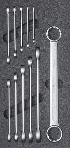 SW-Stahl Werkstattwagensortiment, Doppelringschlüssel, 10-teilig Z3013-5