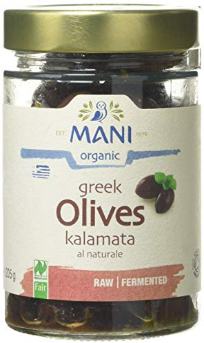Mani Organic Kalamata Olives Al Naturale 205 g