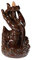 lachineuse - Fontaine à Encens Main de Bouddha - Brule Encens Cascade 18 cm - en Porcelaine - Porte Encens pour Décoration Intérieure - Déco Zen Asiatique - Support à Encens pour Ambiance Feng Shui