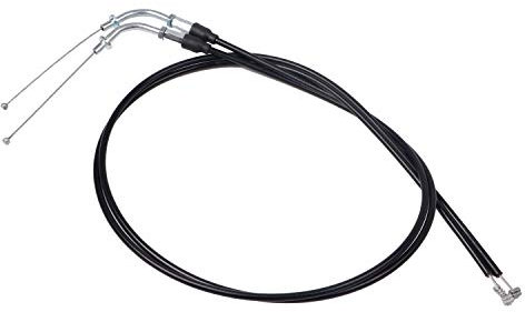 Pair Black 110cm Throttle Cable Wire Set for Harley Sportster XL1200 XL883 2002-2016