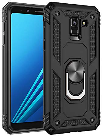 Samsung Galaxy A8 2018/A530F Hülle - 360 Grad Bumper Case Robust Cover Ultra Hybrid Schutzhülle + Displayschutz