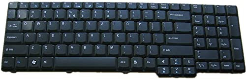fqparts Replacement Laptop Tastatur für for ACER for Aspire 8920G Schwarz US-englische Ausgabe