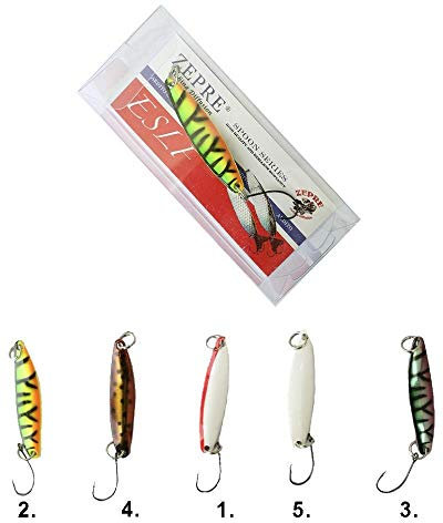 Cucchiaini ONDULANTE ZEPRE ARDITO CON AMO Gr. 5 Blister 1pz. (col. 5)