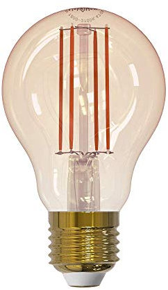 Link2Home E27 WiFi LED Filament Lamp Smart Light Bulb – Dimmable, Wide-Spectrum White Light with Alexa and Google Voice Control