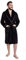 CityComfort Vestaglia Uomo Invernale in Pile (XXL, Nero/White)