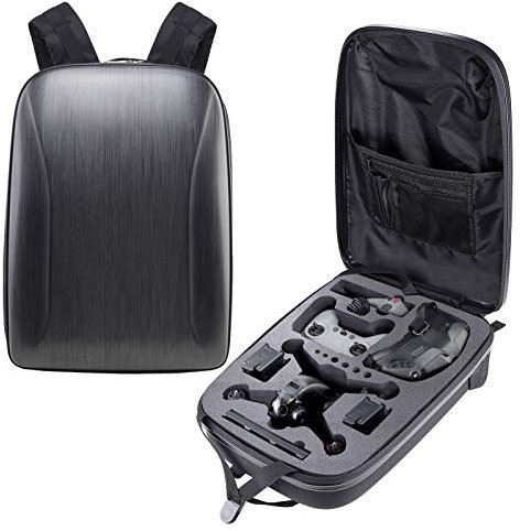 DJFEI FPV Combo Drone Rucksack, Professioneller Transportkoffer für DJI FPV Combo und Zubehör, Tragbare Reise Hardshell Tasche mit Hochdichtem ABS-Material und Doppelter Eva Schwamm