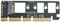 NFHK NGFF M-key NVME M.2 SSD to PCI-E Express 3.0 16x X4 Adapter without Bracket