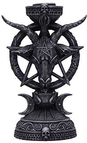 Nemesis Now Baphomet Unisex Kerzenständer Standard Polyresin Gothic, Rockwear