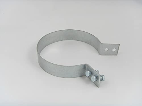 Rohrschelle Dachrinnenklemme Regenrohrschellen verzinkt Ø80-120 Auswahl (Ø100)
