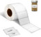 MERRIMEN Blank White Labels Stickers Roll of 300pcs - 89 x 36 mm | Self Adhesive Address Labels on a Roll, Plain Mailing Postage Stickers | Multipurpose for Labelling Envelopes, Parcels, Boxes & More