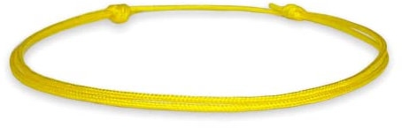 Thin Yellow Cord Bracelet for Men Women Teen Unisex Adult,Waterproof Nylon Surfer String Friendship Bracelets Summer Beach Accessories, one size,adjustable from 5 to 10 inches, Nylon, no gemstone
