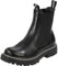 Palado Chelsea Boots Damen Dedej - warme & bequeme Winterschuhe mit rutschfester Gummisohle - moderne Boots mit Stretch-Einsatz für Herbst & Winter Schwarz UK4,5 - EU37