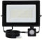 Mille Lucciole 50W LED Strahler mit Bewegungsmelder 5000LM 6500K Kaltweiß LED Fluter IP65 Wasserdicht Außenleuchte Scheinwerfer Licht Wandleuchte für Garten Garage Sportplatz Hinterhof