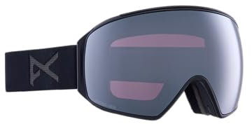 Anon M4 Low Bridge Fit Brille (Toric) + Bonus Linse + MFI Gesichtsmaske, Rahmen: Smoke, Linse: Perceive Sunny Onyx