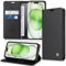 Handyhülle für iPhone 15 Plus Hülle [mit Schutzfolie][Premium PU Leder] Klapphülle Ständer Kartenfach Magnetic Flip Case Cover Etui Tasche Schutzhülle für iPhone 15 Plus 6.7“ (Black)