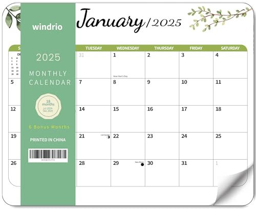 2024 Magnetic Calendar for Refrigerator Planner Nov. 2023 - Dec. 2024 Fridge Wall Monthly Magnet Organization, 14 Month 8 x 10 Inch, Season and Holidays Decor for Kitchen Home Household (BXT-YZ-01)