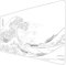 Grand Tapis de Souris de Jeu Vagues Blanches Tapis de Souris XXL 1200x600x2mm avec Bords Cousus Surface Spéciale Améliore la Précision pour Souris Claviers Gamer Bureau