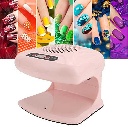 Sèche-Ongles à Air, Ventilateur D'Air de Synchronisation 300 W, Sèche-cheveux, Sèche-vernis à Ongles à Induction Automatique avec Air Chaud Froid et Capteur Intelligent, Outil