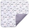 BONKY® Wickelauflage 75x72 cm - aus hautfreundlicher Baumwolle - Wickelunterlage mit rutschfeste Unterseite - Baby Wickeltischauflage - Mega weich und angenehm - Made in EU - Waschbär