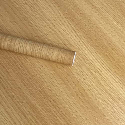 YIHAKIDS Selbstklebende Tapete Holzoptik, Holztapete, Klebefolie Möbel, Möbelfolie, Klebetapete, Möbelaufkleber, Dekofolie, PVC Wasserdicht Selbstklebefolie für Wände, Möbel, Küch (45cm x 2m)