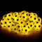 YUNYODA Fußball Lichterketten 3M, 20 LED Batteriebetriebene Lichterkette Dekoration, Fußball Lichterketten Innen für für Weihnachten, Hochzeit, Party, Kinderzimmer, Innen Deko