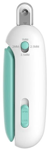 Cat Nail Clippers with Adjustable Aperture, Coupe-ongles pour chat avec ouverture réglable, Coupe Griffes Chat Professionnels avec Lime à Ongle, Coupe Ongles en Acier Inoxydable pour Chat Chien (Bleu)