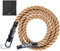 VEVOR Corde d'escalade de Gym 38,1 mm x 3,05 m, Corde à Grimper avec Capacité de 227 kg, Corde de Jute pour Fitness et Musculation Robuste, Cordage d’Entraînement en Salle de Sport et à Domicile