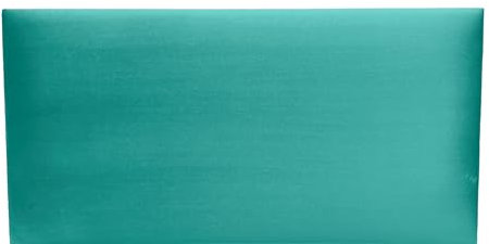 Angelo - Panneaux muraux 3D - Pour lit - Coussin mural - Panneaux rembourrés - Turquoise - 90 x 40 cm - Panneaux rembourrés - Panneaux de plafond - Rectangulaire