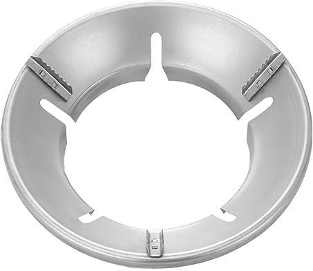HOLIDYOYO Gasherd Windschutz Haube Energiesparender Wok Ring Aus Metall Mit Rutschfestem Stopper Schutz Für Gasherde Küche