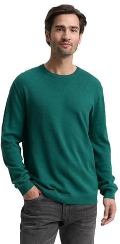 Tom Tailor Herren 1048015 Strickpullover mit Kaschmir-Anteil (1er Pack)