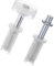 2pcs Bifold Door Hardware Kit Include Bifold Door Hardware Top Pivot and Guide Wheel Bi-fold Closet Door Hardware Kit for Folding Pocket Door Sliding Wardrobe Door Accordion Door Barn Door