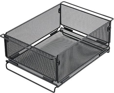 Panier en Treillis Métallique - Bacs de Rangement en Métal Pliables et Résistants,Pour Maison et Cuisine Four Congélateur Armoire Restaurant Réunion