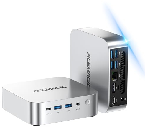 ACEMAGIC Mini Pc 11 Pro, AMD Ryzen 3 4300U Processor up to 3.7 GHz Mini Computers, 16GB DDR4 512GB SSD, 4K Triple Display WiFi5 BT4.2 VESA Micro Small Pc for Business and Home, Mini Desktop