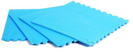 FASports Protectfloor Xtra 622 Set of Floor Protection Tiles 60 x 60 x 1.2 cm Blue [Set of 4]