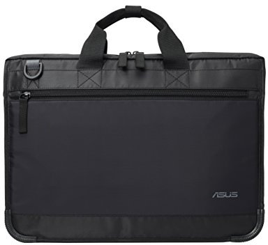 Asus Helios II Tasche (bis zu 15,6 Zoll, gepolstert, zusätzliche Innentaschen, für Notebook) schwarz