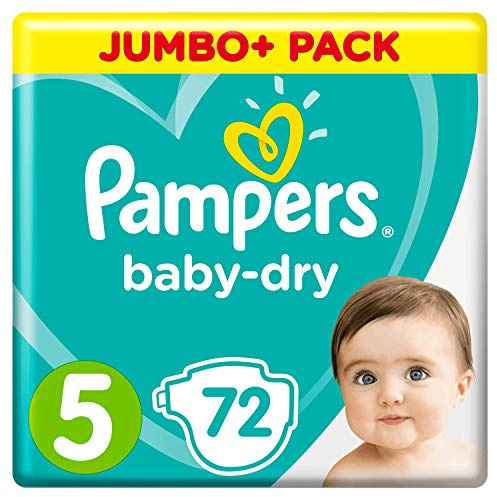 Pampers (Alte Version), Baby Windeln Größe 5 (11-16kg), 72 Stück
