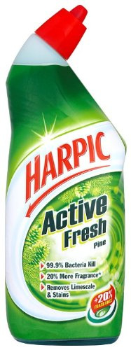 Harpic Active Cleaning Gel Mountain Pain 750 ml (Pack of 24)