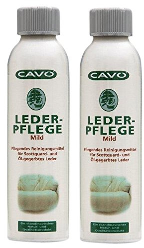 CAVO Lederpflege Mild 2x250 ml für empfindliches Möbelleder