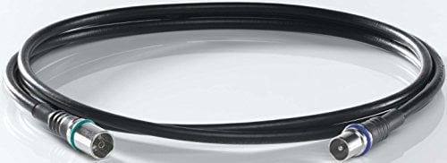 WISI 73380 DS 37 U 0500 Anschlusskabel IEC-Buchse/IEC-Stecker, 5m schwarz