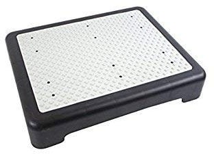 Mobility Aid - STURDY Non Slip Surface Outdoor / Indoor Half Door Step with wide base