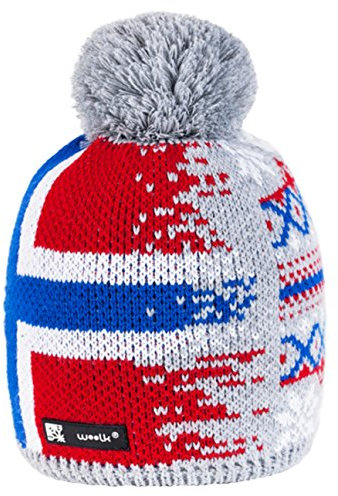 Nordic Wurm Winter Beanie Mütze mit Ponpon Damen Herren HAT Hats SKI Snowboard Morefazltd (TM) (Nordic 44)