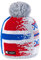 Nordic Wurm Winter Beanie Mütze mit Ponpon Damen Herren HAT Hats SKI Snowboard Morefazltd (TM) (Nordic 44)