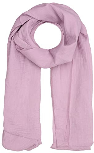 Cashmere Dreams Seiden-Tuch im Uni Design - Hochwertiger Schal für Damen Mädchen - Halstuch - Umschlagstuch - Loop - weicher Schlauchschal für Sommer Herbst und Winter Zwillingsherz - altrosa