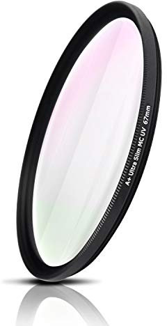 Ares Foto® 67mm Photography Filter, Vidrio óptico de Japón, Marco de Aluminio fresado CNC, Nano Coatings, Ultra-Slim, Weather-Sealed. para Nikon Sony Canon Tamron Sigma ...