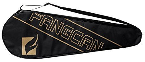 SGerste schwarz Langlebig Badminton Schläger Cover full-covered Training Ausrüstung Aufbewahrungstasche – Es kann als ein ein Tasche oder nur nur eine Tasche für Ihr Schläger