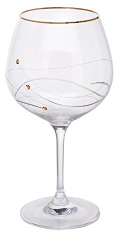 Dartington Crystal ST334013 Glitz Gold Copa Single Glass