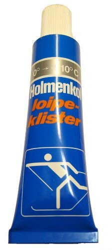 Holmenkol 22069 Skiwachs Klister Loipe Silber für Langlaufski